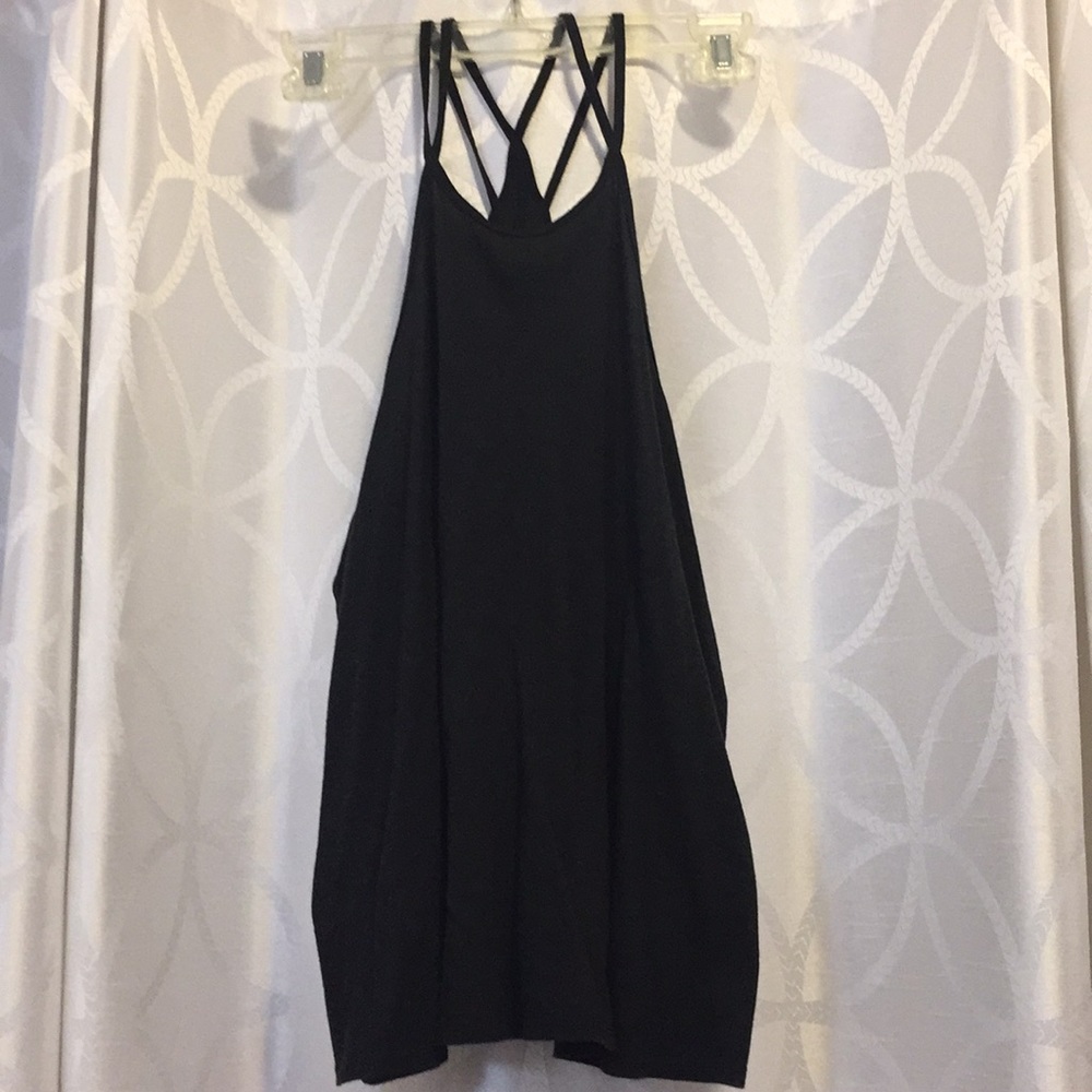 black tank top